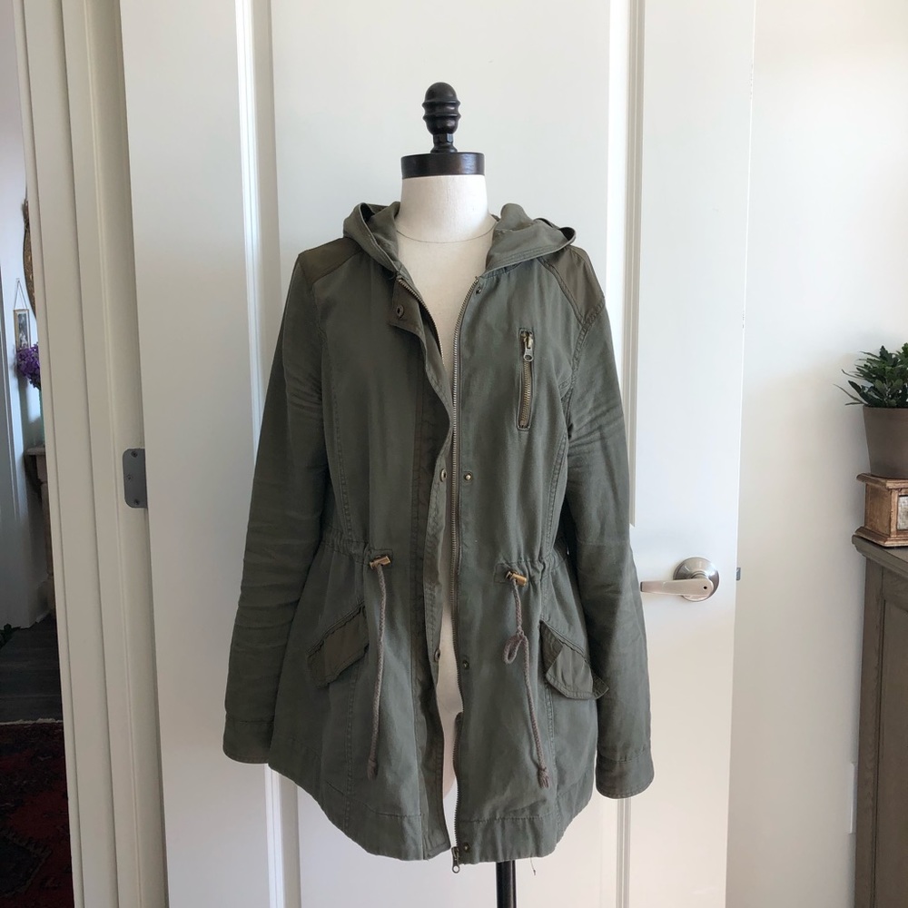 LAST CHANCE American Rag Green Utility Jacket - Large